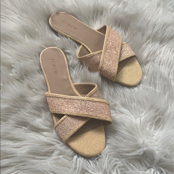 J. Crew Shoes - J. Crew criss cross glitter sandal